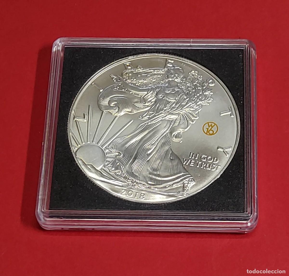 Monedas antiguas de Am&eacute;rica: 1 DOLAR DE PLATA DE ESTADOS UNIDOS DE 2013.BRILLANT UNCIRCULATED.1 ONZA PLATA 9999