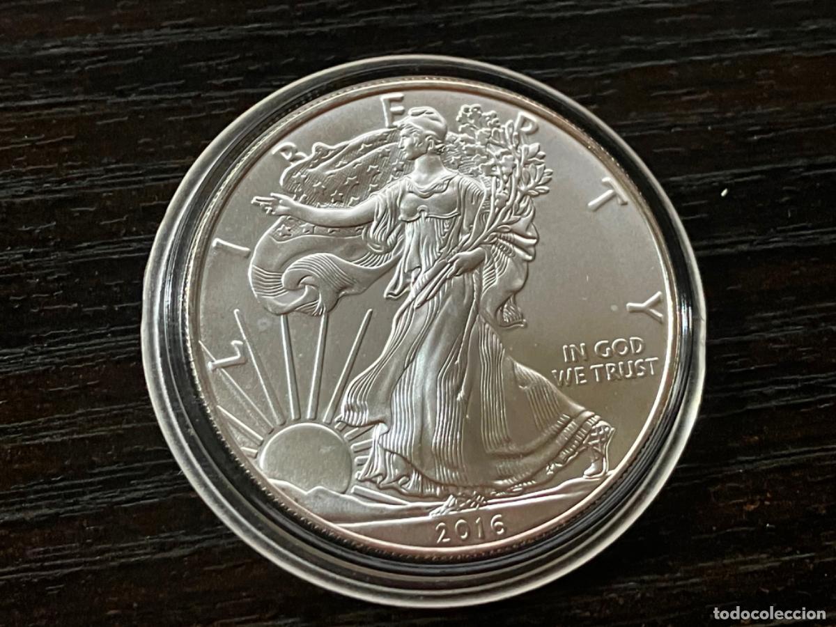 Monedas antiguas de Am&eacute;rica: 1 D&oacute;lar Plata Estados Unidos 2016 - Nueva