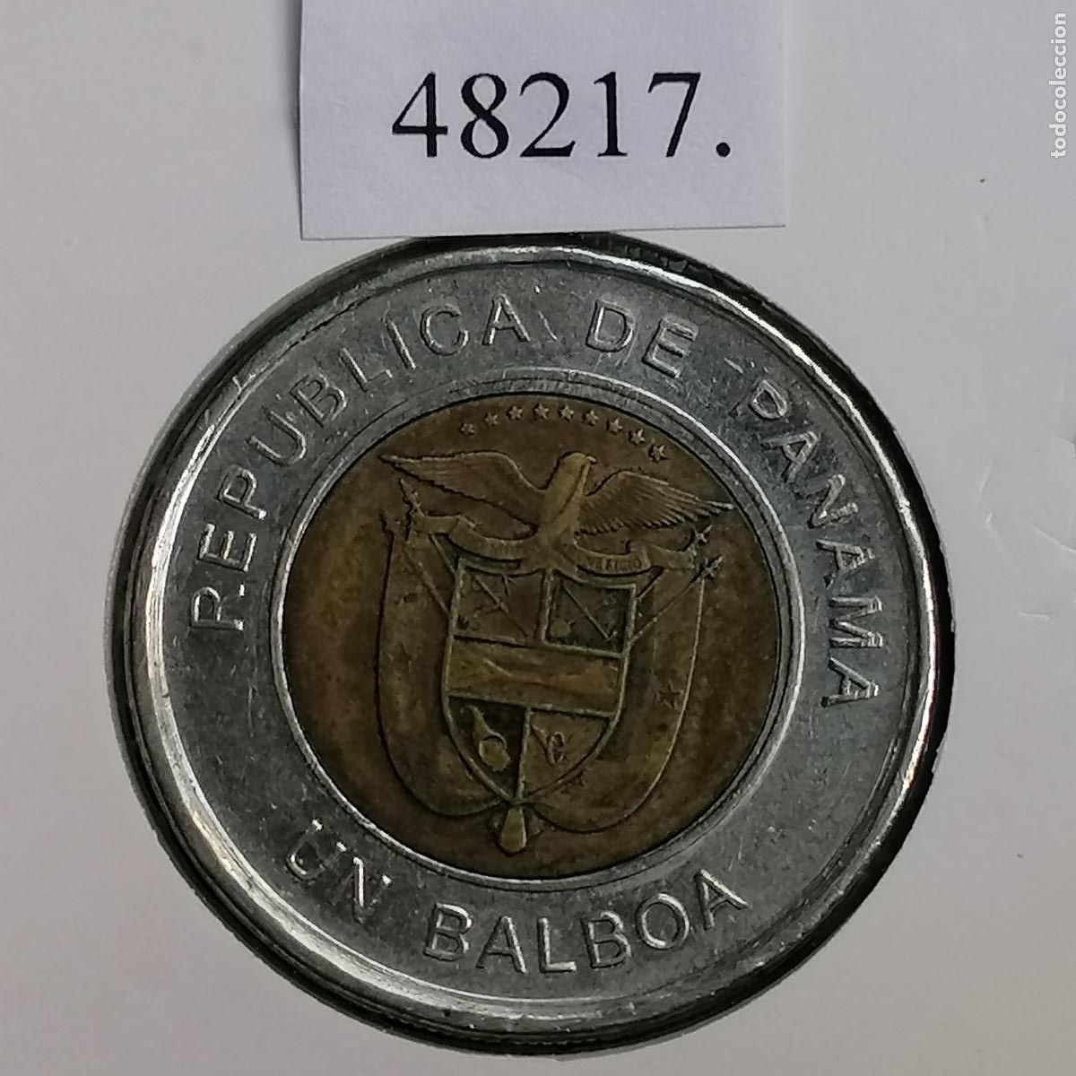 Monedas antiguas de Am&eacute;rica: Panama 1 Balboa 2011, bimet&aacute;lica