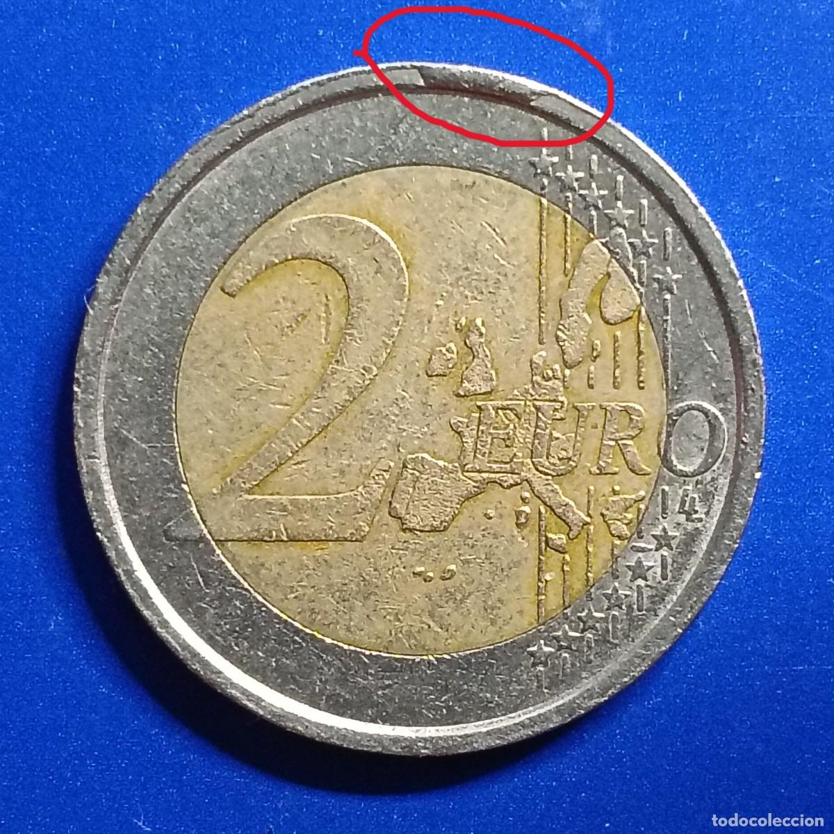Monedas antiguas de Am&eacute;rica: 2002 Italian 2 Euro Coin with Rare Error