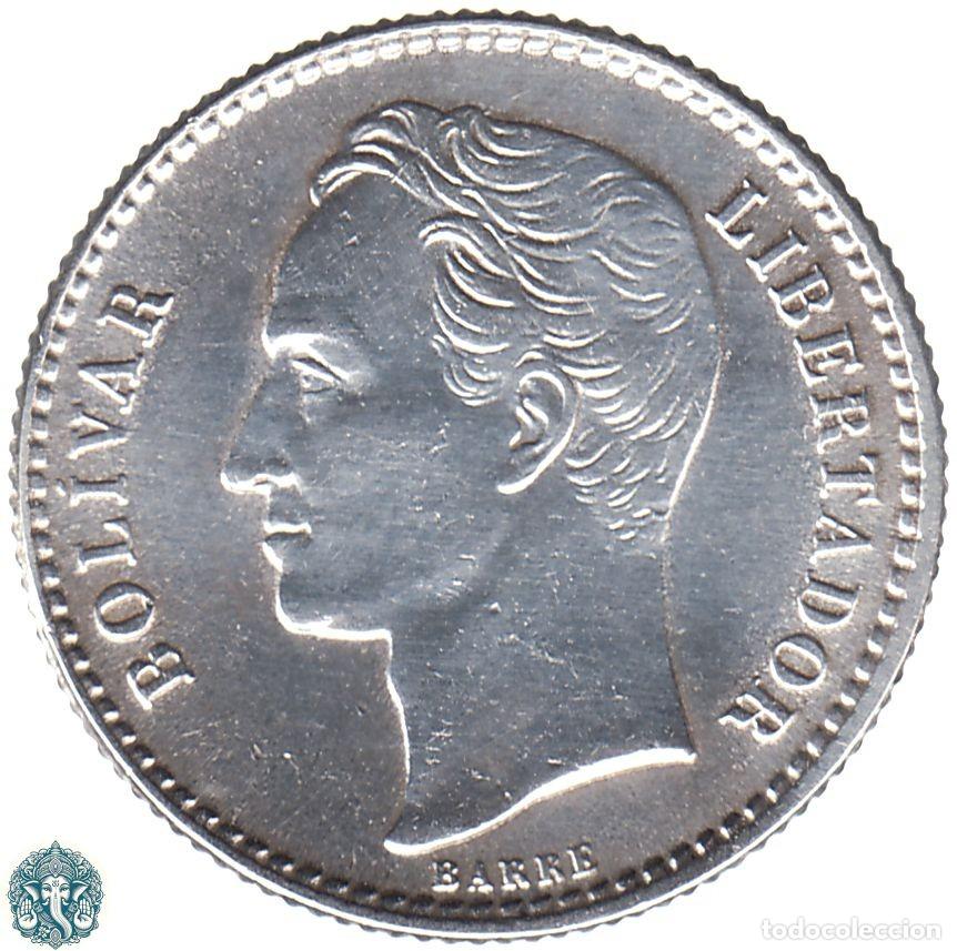 Monedas antiguas de Am&eacute;rica: VENEZUELA 50 C&eacute;ntimos 1954 Sim&oacute;n Bol&iacute;var Y#36 Plata .835