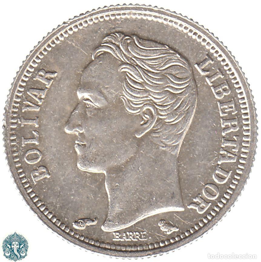 Monedas antiguas de Am&eacute;rica: VENEZUELA 50 C&eacute;ntimos 1960 Sim&oacute;n Bol&iacute;var Y#36 Plata .835