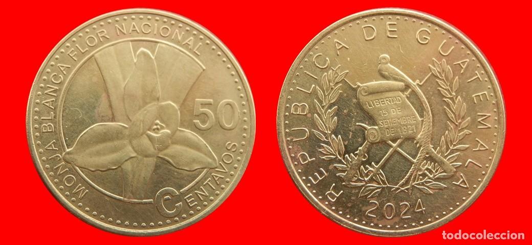 Monedas antiguas de Am&eacute;rica: 50 CENTAVOS 2024 GUATEMALA-152790