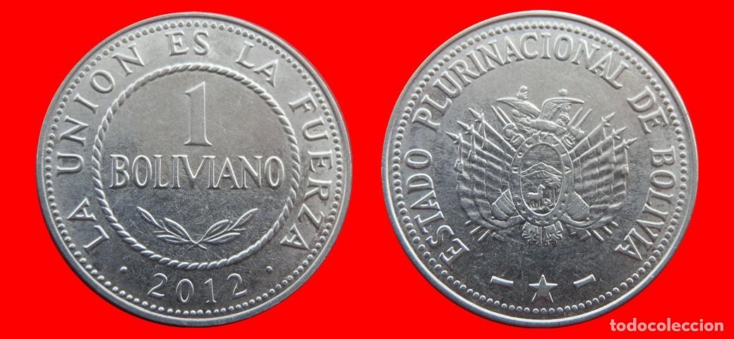 Monedas antiguas de Am&eacute;rica: 1 BOLIVIANO 2012 BOLIVIA-152797