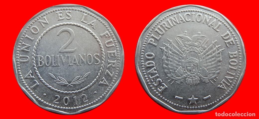 Monedas antiguas de Am&eacute;rica: 2 BOLIVIANOS 2012 BOLIVIA-152798