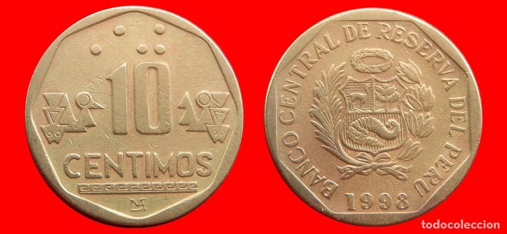 Monedas antiguas de Am&eacute;rica: 10 CENTIMOS 1998 PERU-152802