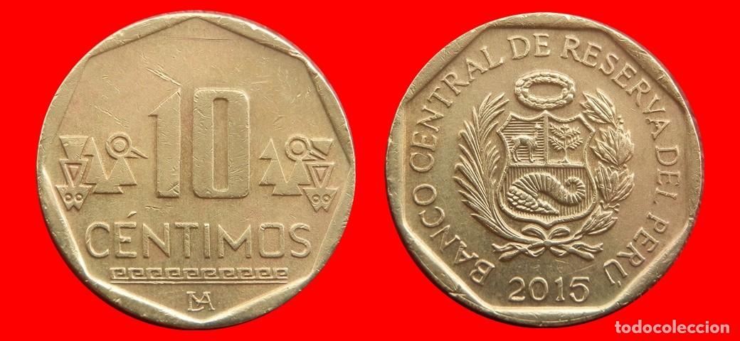 Monedas antiguas de Am&eacute;rica: 10 CENTIMOS 2015 PERU-152803