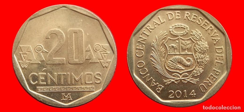 Monedas antiguas de Am&eacute;rica: 20 CENTIMOS 2014 PERU-152806