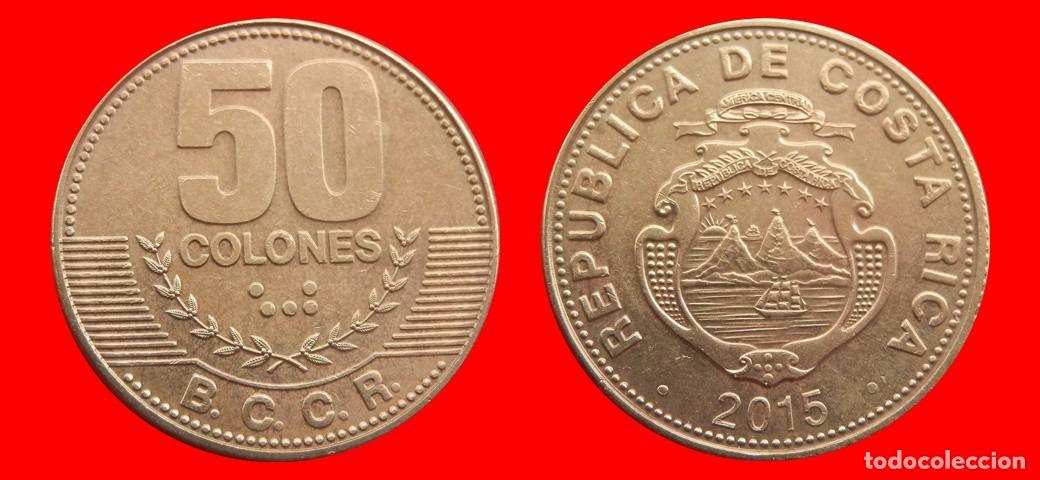 Monedas antiguas de Am&eacute;rica: 50 COLONES 2015 COSTA RICA-152800