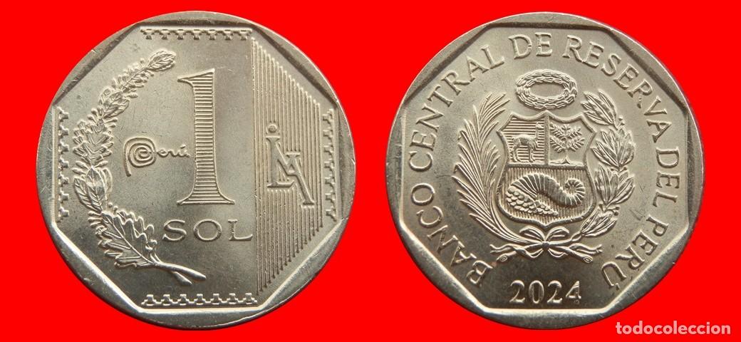 Monedas antiguas de Am&eacute;rica: 1 NUEVO SOL 2024 PERU-152808