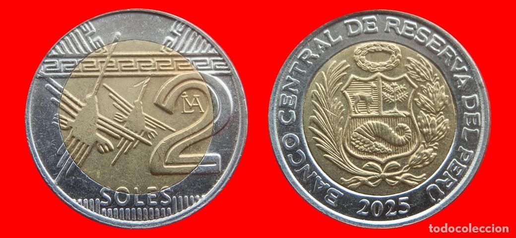 Monedas antiguas de Am&eacute;rica: 2 NUEVOS SOLES 2025 PERU-152810