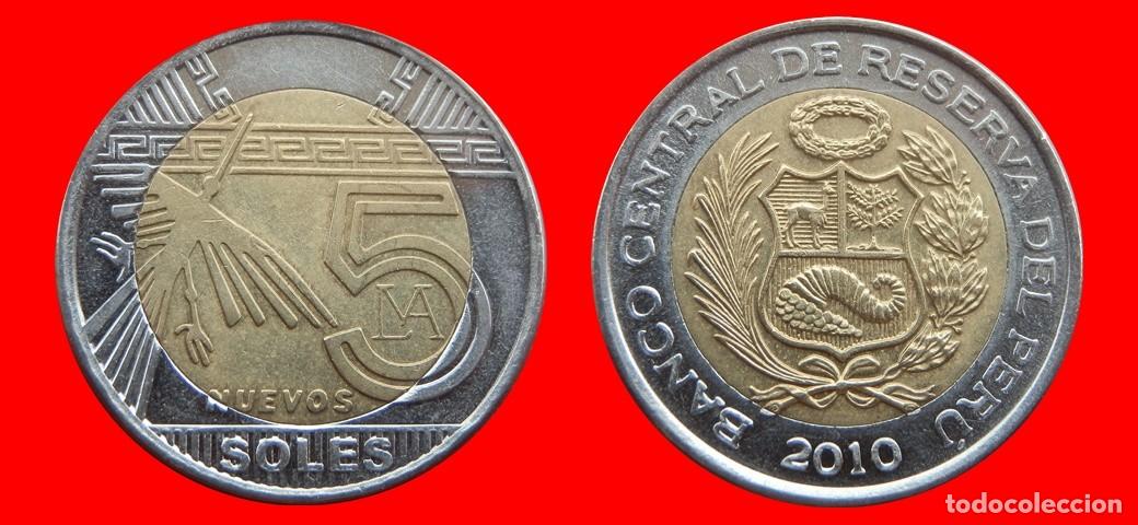 Monedas antiguas de Am&eacute;rica: 5 NUEVOS SOLES 2010 PERU-152812