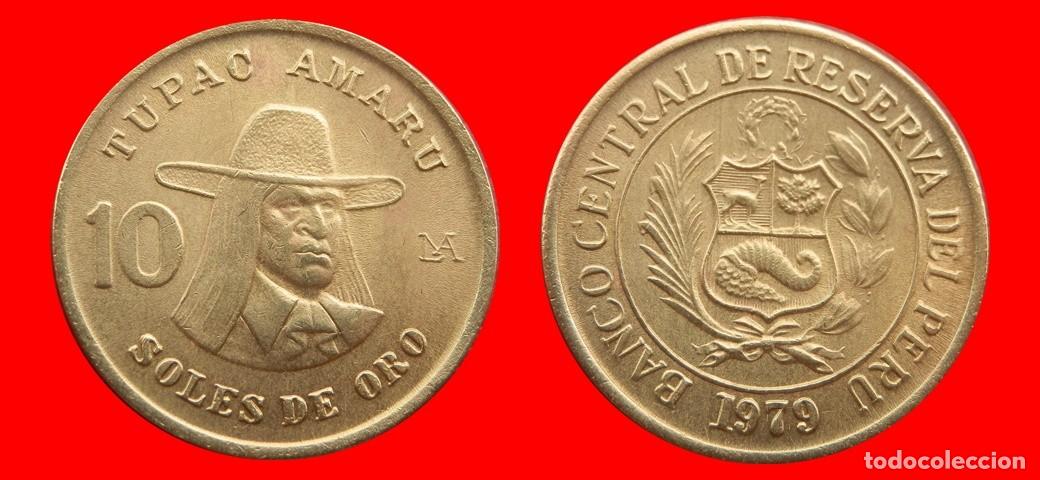 Monedas antiguas de Am&eacute;rica: 10 SOLES DE ORO 1979 PERU-152814