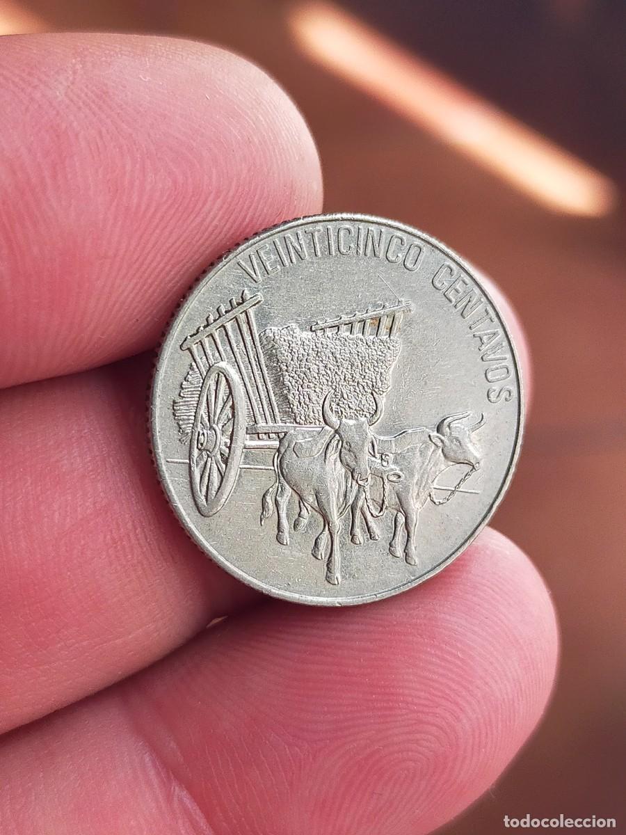 Monedas antiguas de Am&eacute;rica: MONEDA DE 25 VEINTICINCO CENTAVOS REPUBLICA DOMINICANA 1989 BUENA CONSERVACION