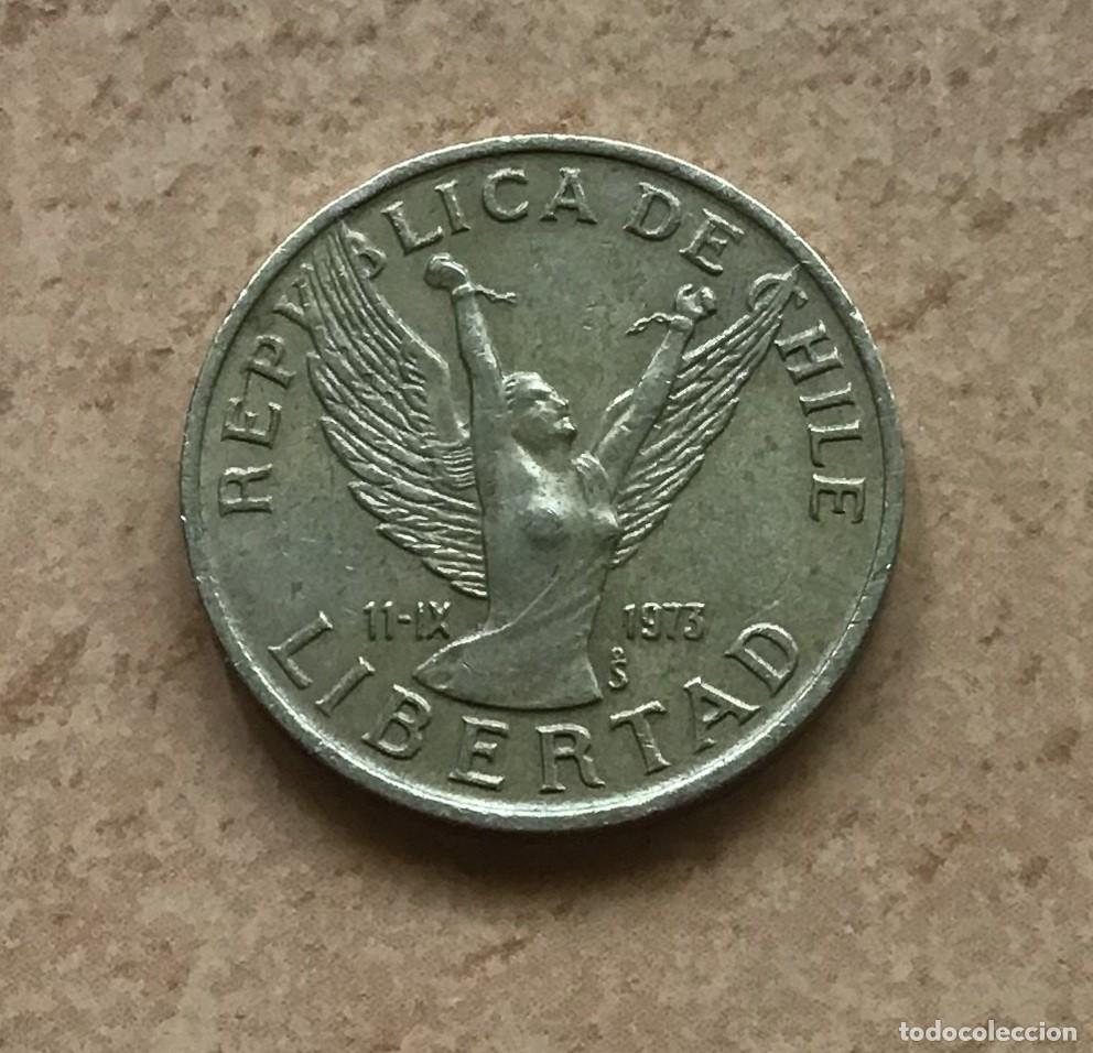 Monedas antiguas de Am&eacute;rica: 5 pesos de Chile. A&ntilde;o 1990