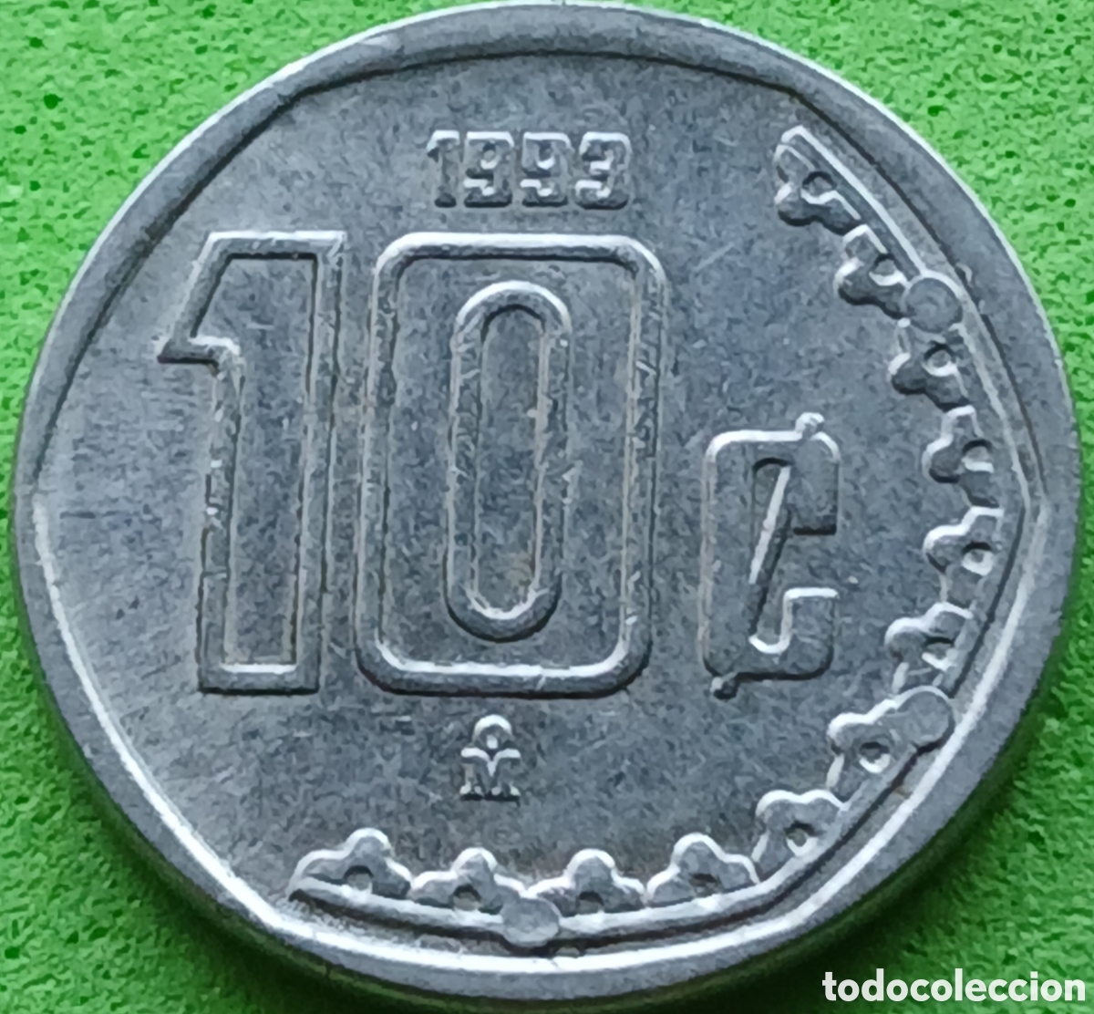 Monedas antiguas de Am&eacute;rica: M&eacute;xico 10 centavos 1993 km#547