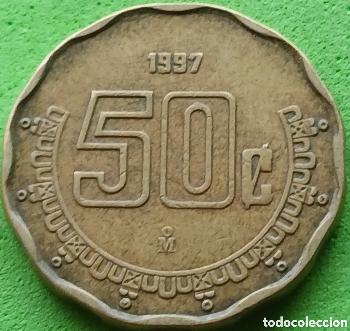 Monedas antiguas de Am&eacute;rica: M&eacute;xico 50 centavos 1997 km#549