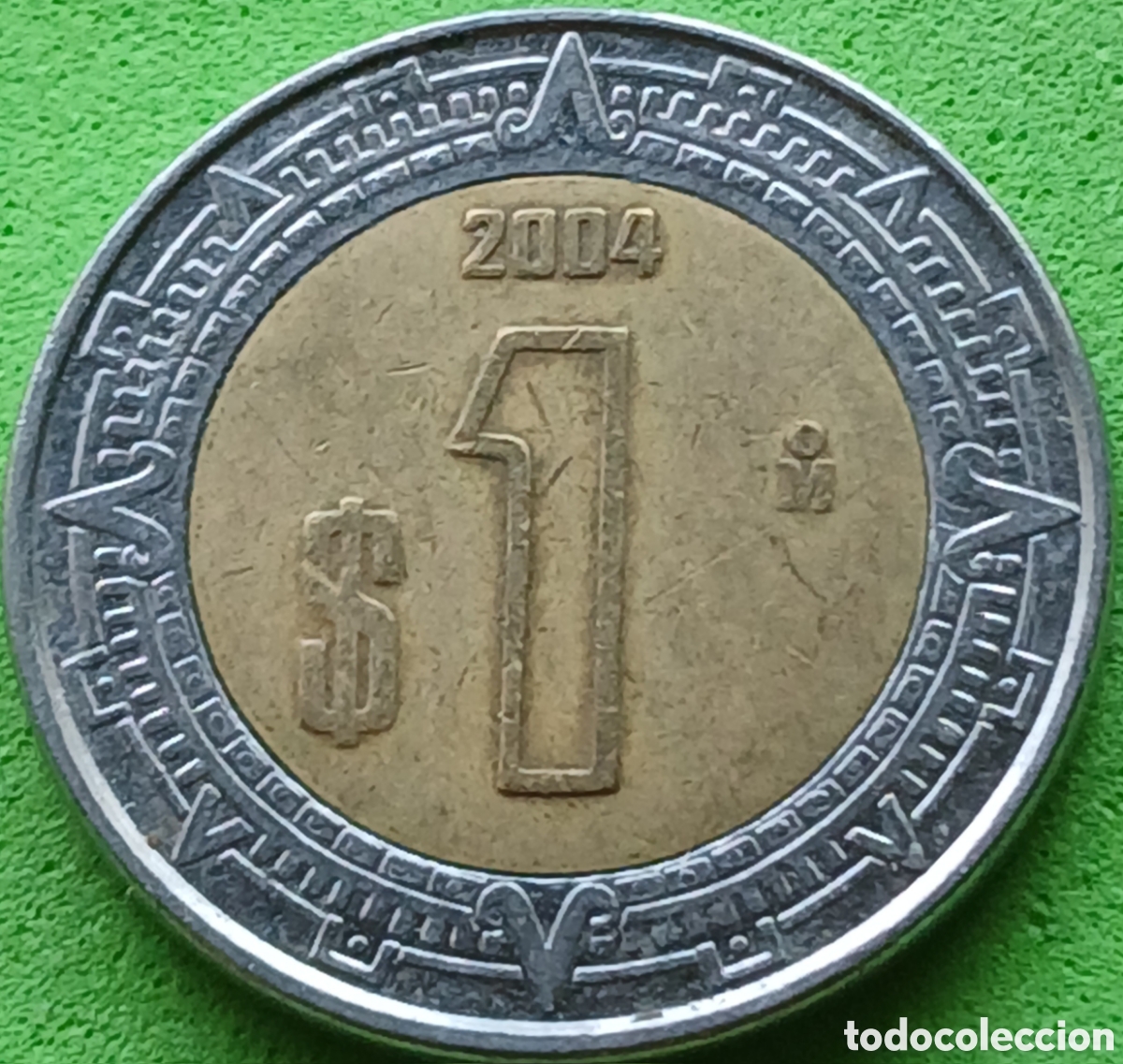 Monedas antiguas de Am&eacute;rica: M&eacute;xico 1 peso 2004 km#603