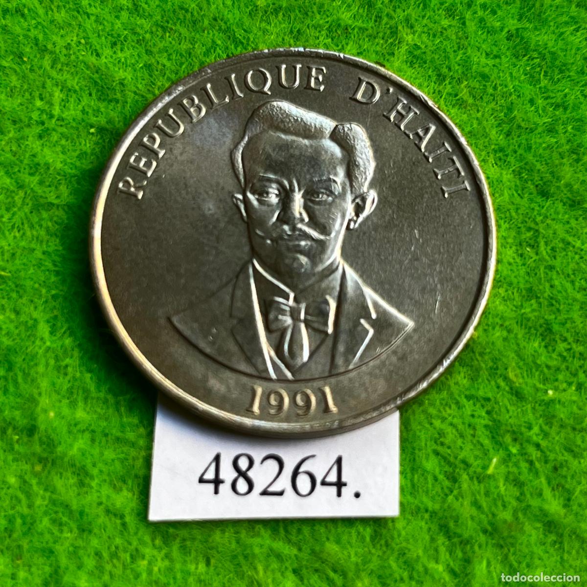 Monedas antiguas de Am&eacute;rica: Hait&iacute; 50 C&eacute;ntimos 1991