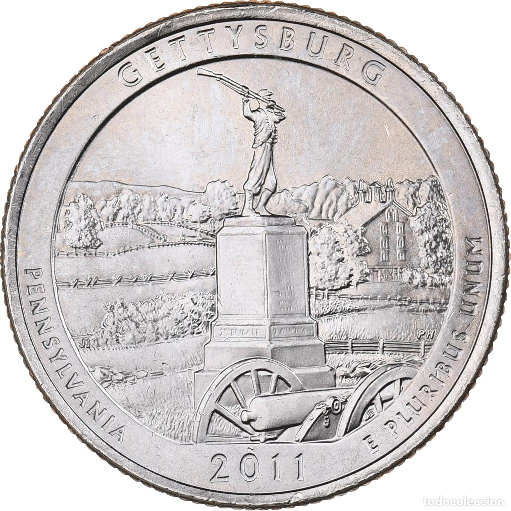 Monedas antiguas de Am&eacute;rica: [#225230] Estados Unidos, Quarter, 2011, U.S. Mint, Cobre - n&iacute;quel recubierto de cobre
