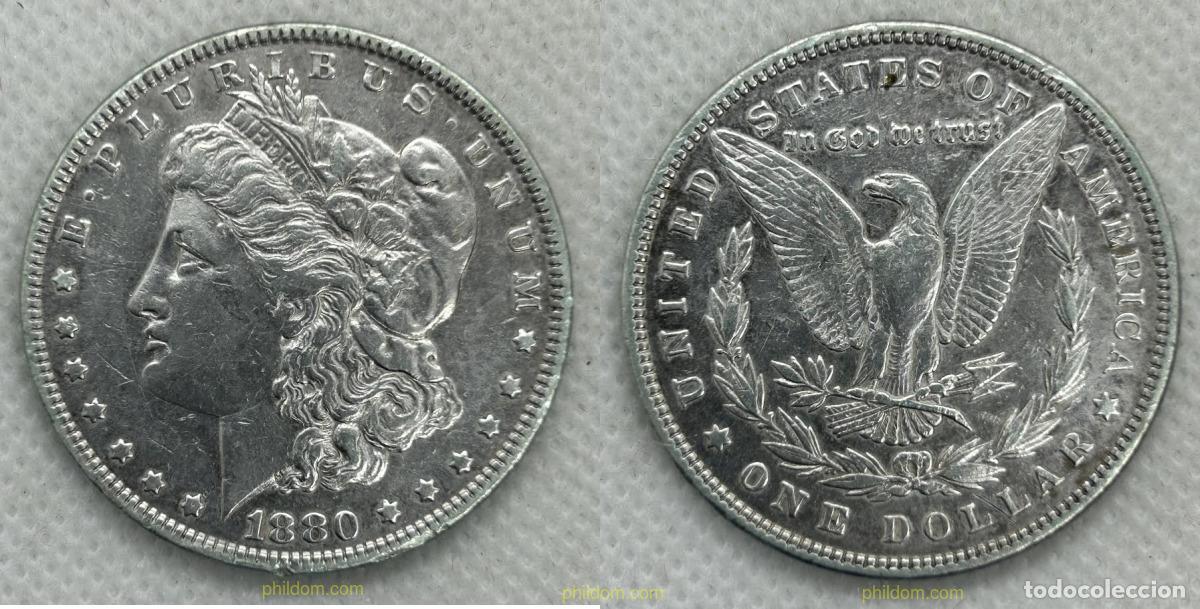 Monedas antiguas de Am&eacute;rica: 4277 ESTADOS UNIDOS 1880 UNITED STATES MORGAN USA $1 DOLLAR 1880
