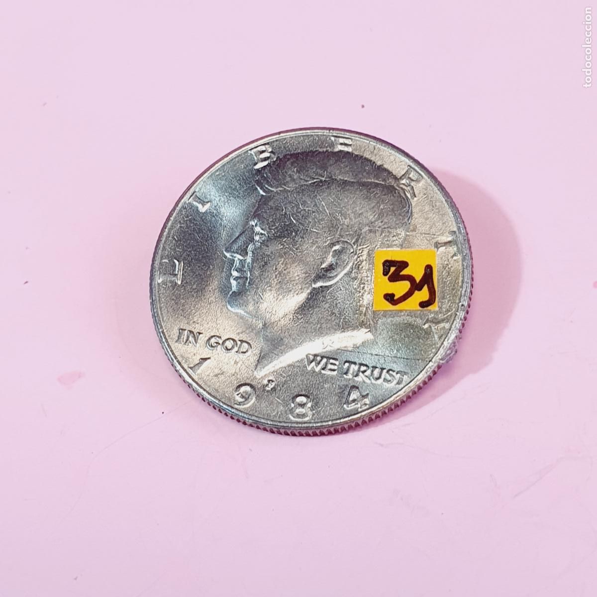 Monedas antiguas de Am&eacute;rica: MONEDA-U.S.A.-HALF DOLLAR-JFK-1984-40%PLATA-EXCELENTE-VER FOTOGRAF&Iacute;AS-COLECCIONISTAS