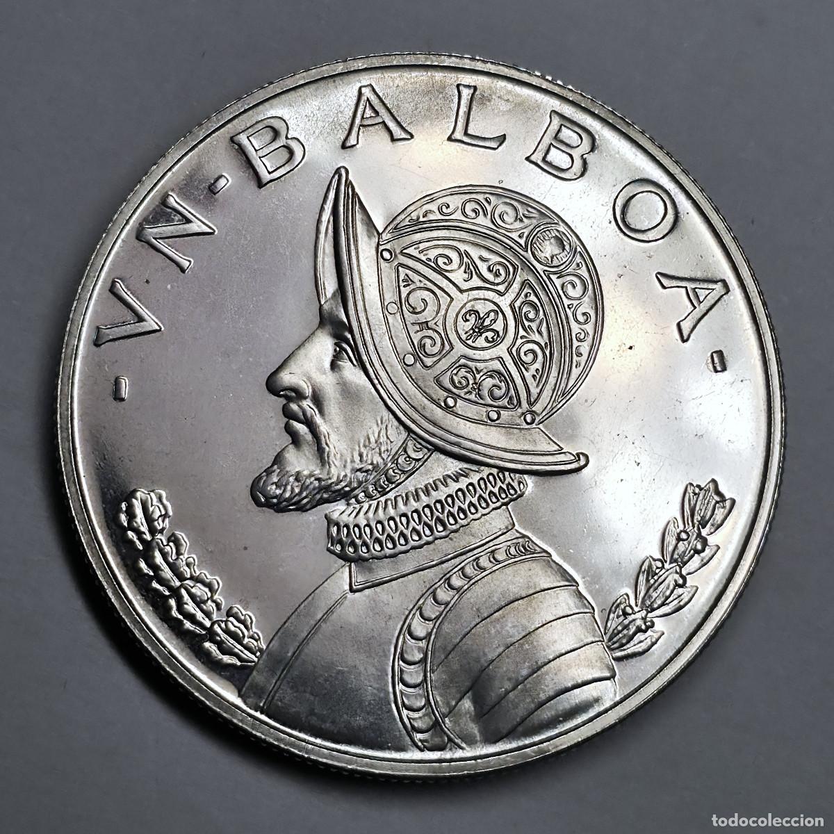 Monedas antiguas de Am&eacute;rica: MONEDA DE PLATA PANAMA, 1 BALBOA 1973 PROOF