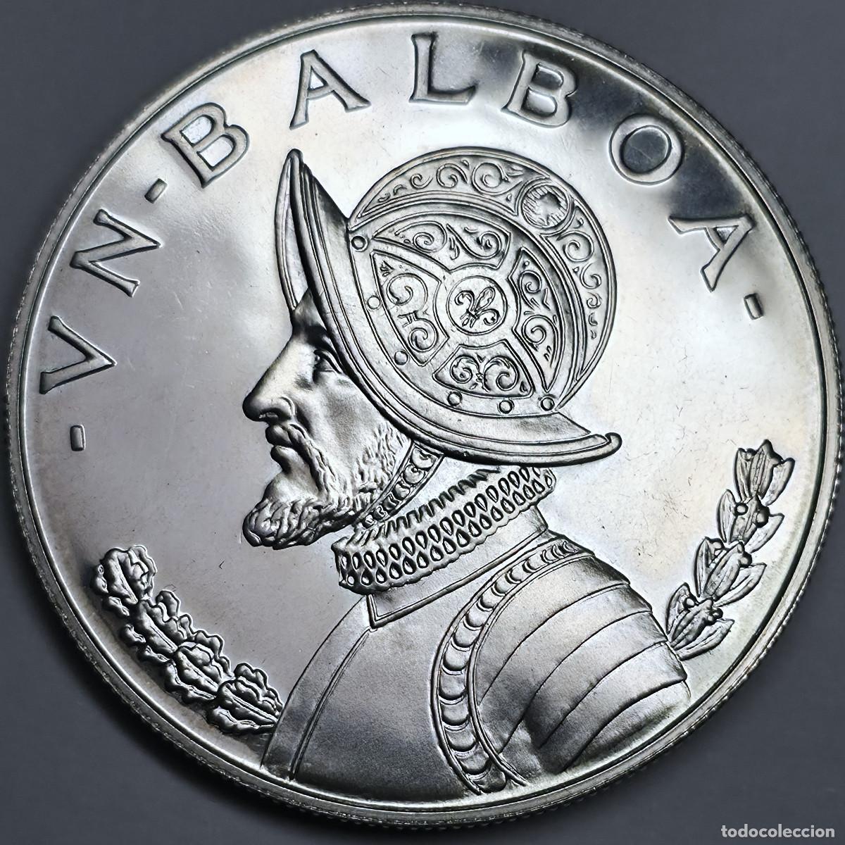 Monedas antiguas de Am&eacute;rica: MONEDA DE PLATA PANAMA, 1 BALBOA 1974 PROOF
