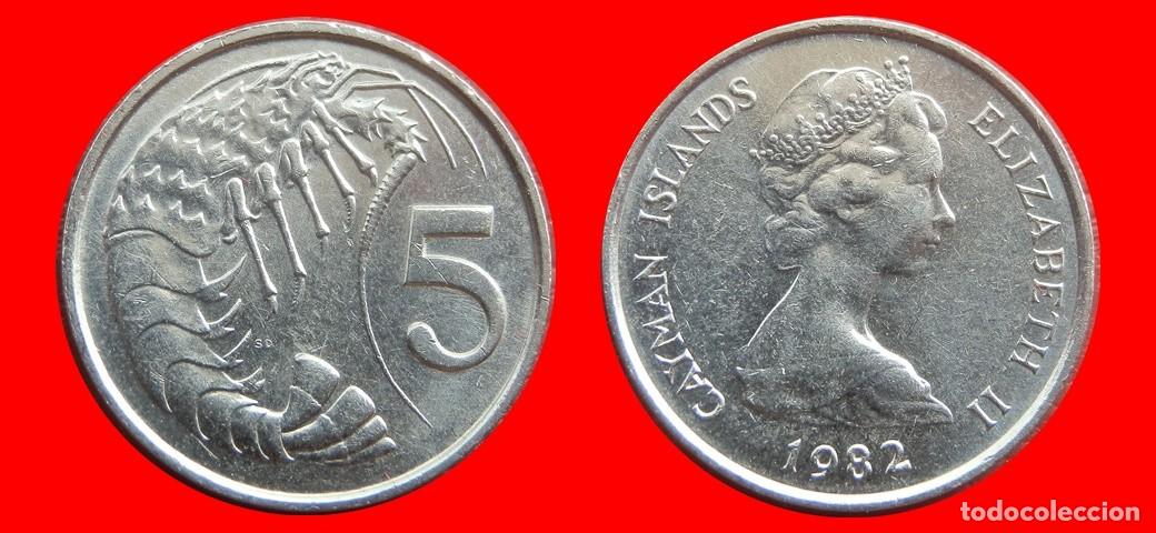Monedas antiguas de Am&eacute;rica: 5 CENTAVOS 1982 ISLAS CAYMAN-153023