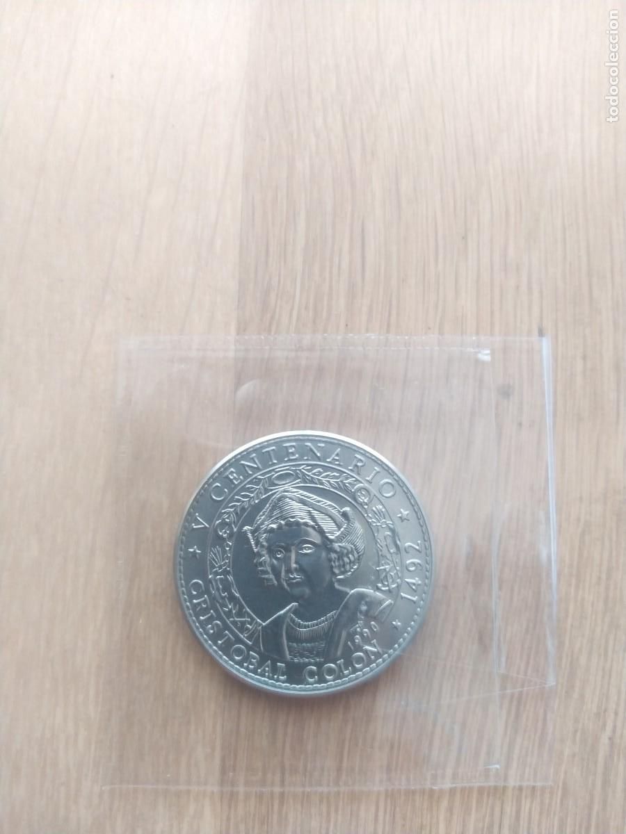 Monedas antiguas de Am&eacute;rica: 1 PESO CUBA 1990. V CENTENARIO. CRISTOBAL COL&Oacute;N. UNC SC.
