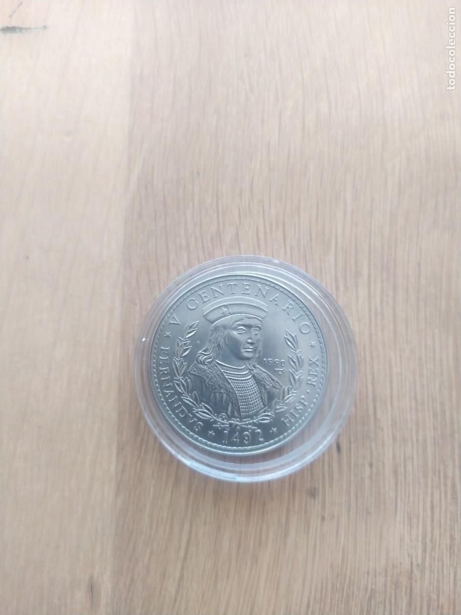 Monedas antiguas de Am&eacute;rica: 1 PESO DE CUBA. 1990. V CENTENARIO. FERNANDO EL CAT&Oacute;LICO. UNC,SC.