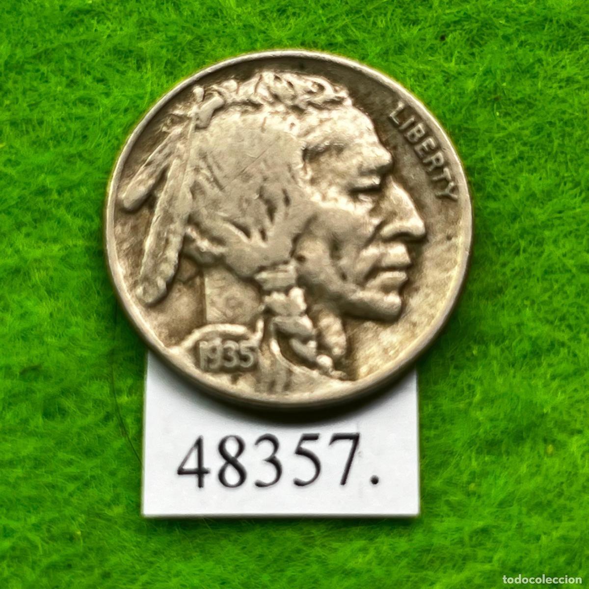 Monnaies anciennes d'Am&eacute;rique: Estados Unidos de Am&eacute;rica, 5 centavos 1935 P (Filadelfia), c&eacute;ntimos