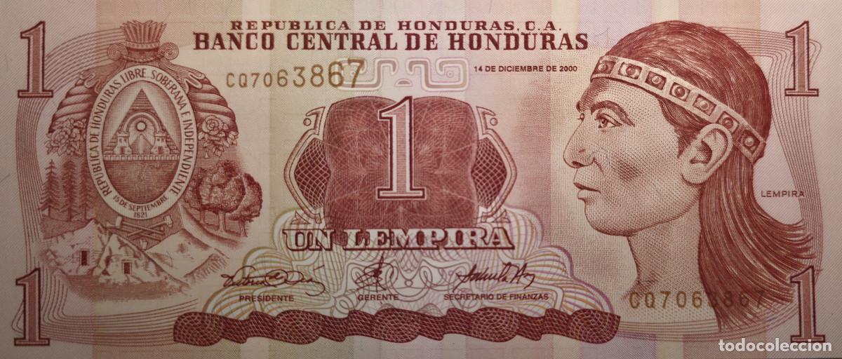 Monedas antiguas de Am&eacute;rica: BILLETE HONDURAS 1 LEMPIRA SIN CIRCULAR