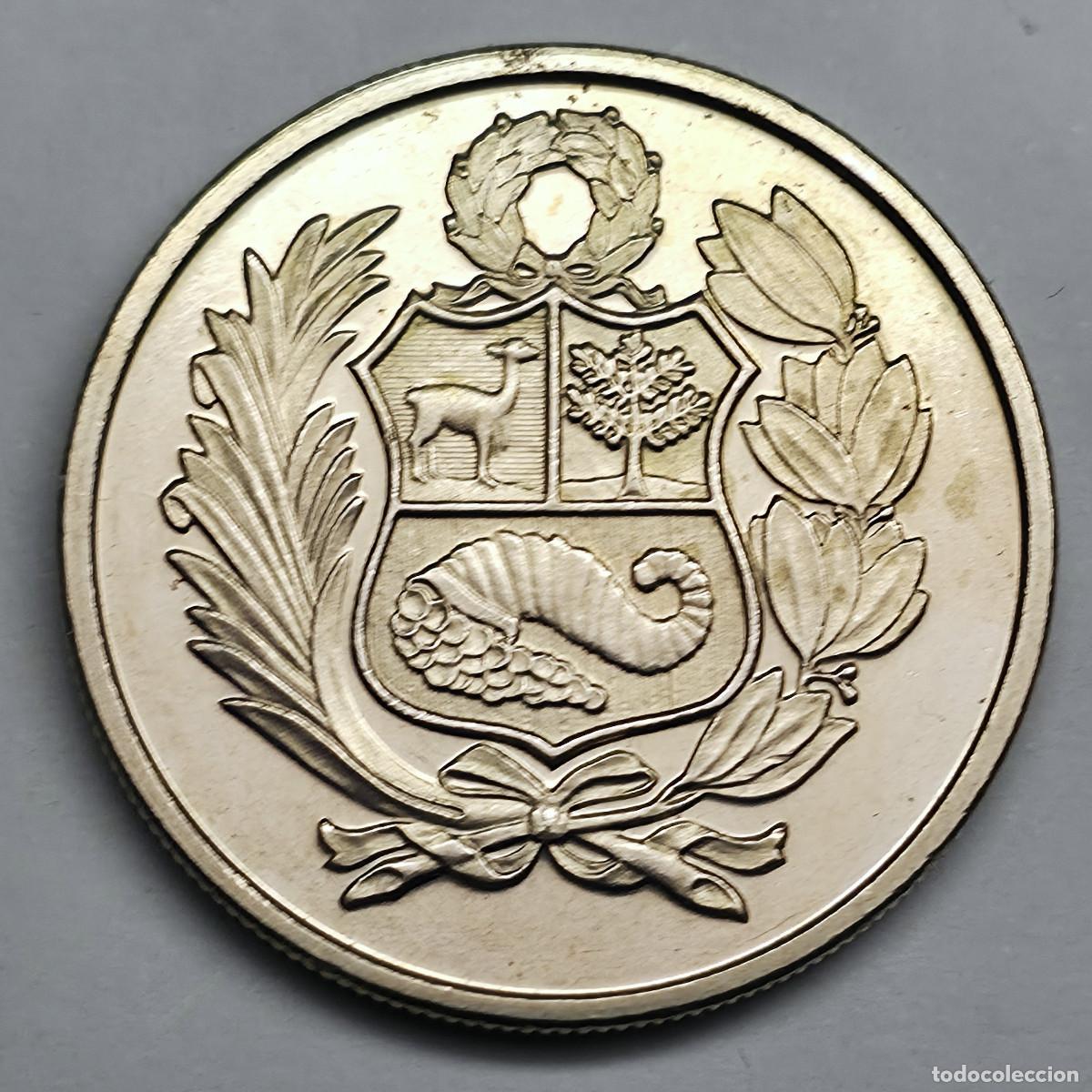 Monedas antiguas de Am&eacute;rica: MONEDA PERU 100 SOLES DE ORO 1982 SC-