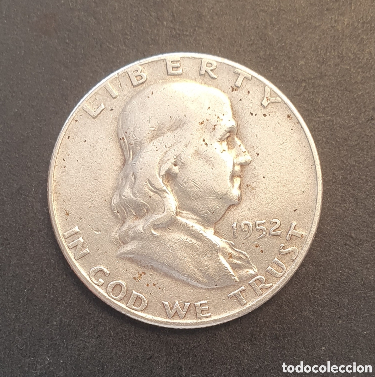 Monedas antiguas de Am&eacute;rica: EEUU 1/2 D&Oacute;LAR PLATA 1952 D&Eacute;NVER