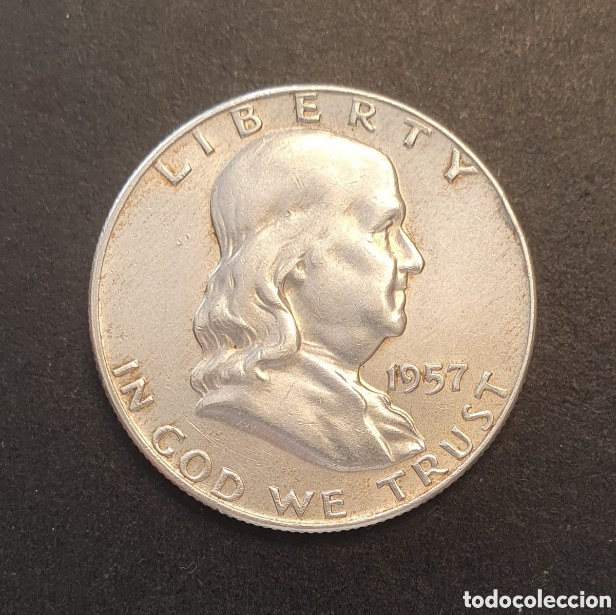 Monedas antiguas de Am&eacute;rica: EEUU 1/2 D&Oacute;LAR PLATA 1957 D&Eacute;NVER