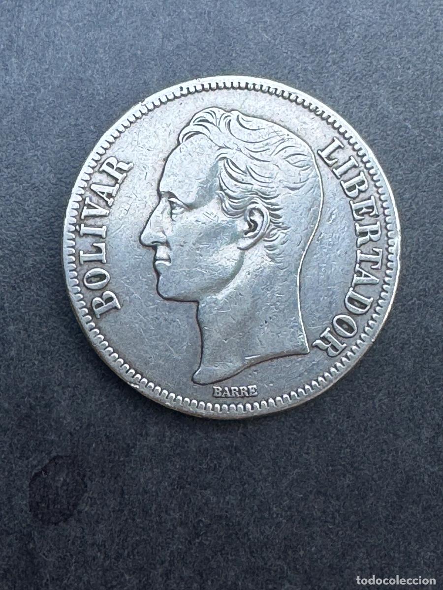 Monedas antiguas de Am&eacute;rica: Moneda de plata de Venezuela, 24,68 gramos