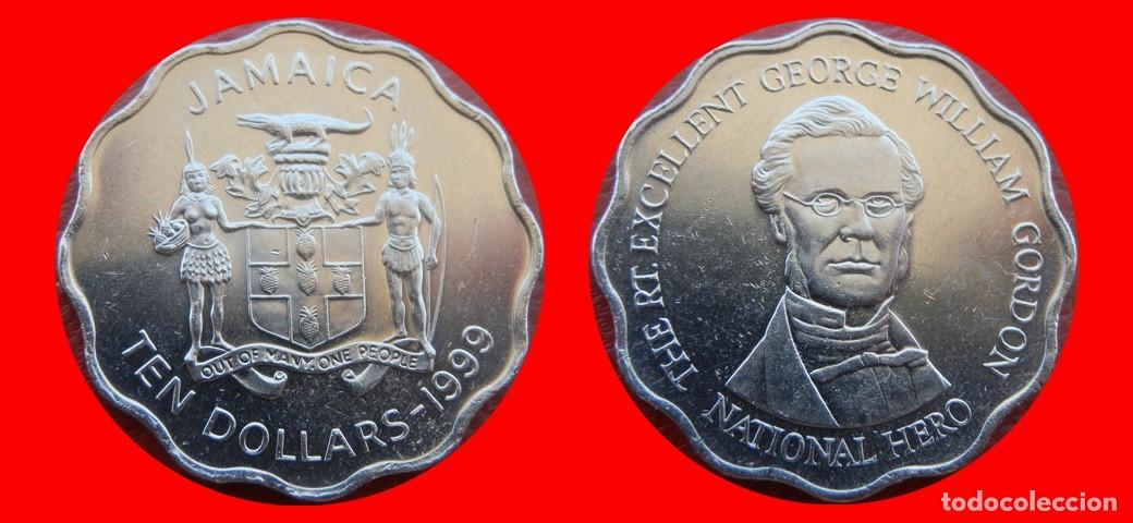 Monedas antiguas de Am&eacute;rica: 10 DOLARES 1999 JAMAICA-153133