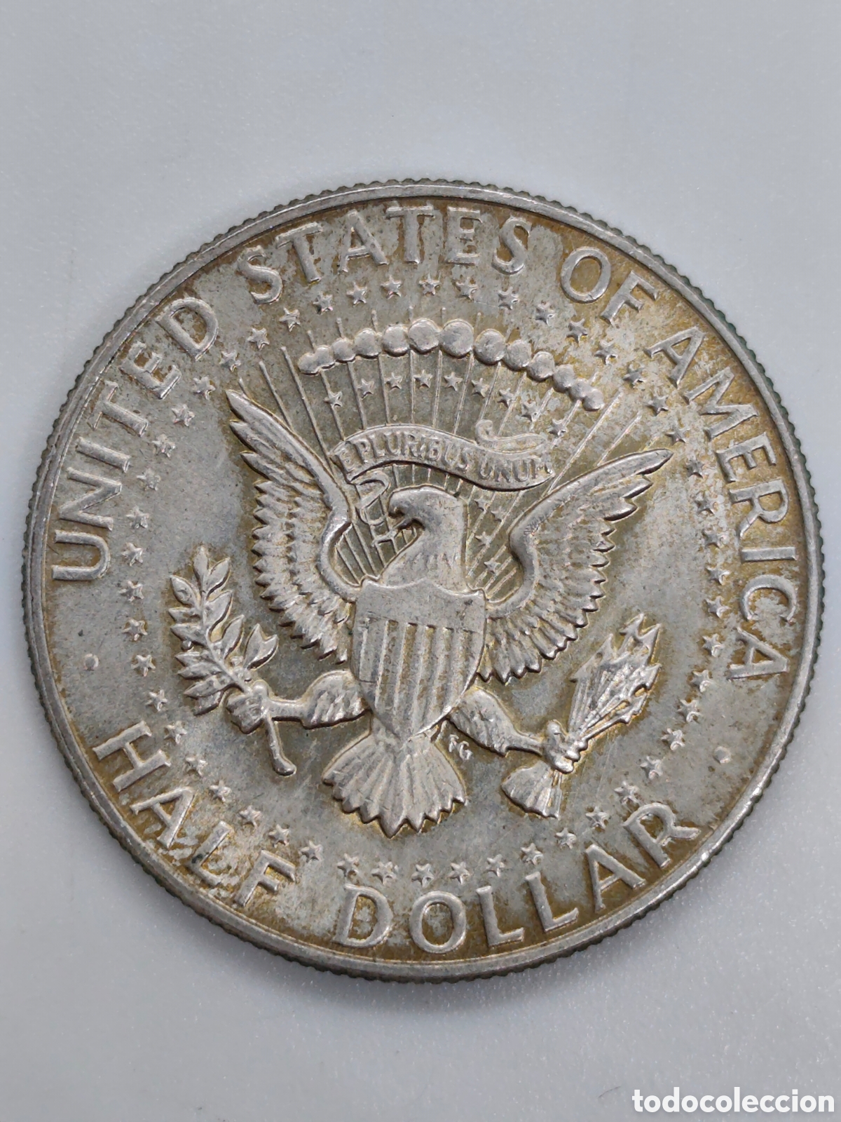 Monedas antiguas de Am&eacute;rica: Moneda de plata usa 1967 - Foto 2