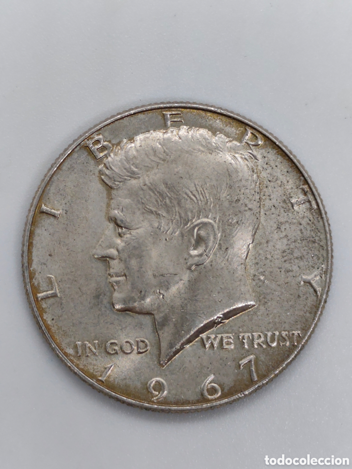 Monedas antiguas de Am&eacute;rica: Moneda de plata usa 1967
