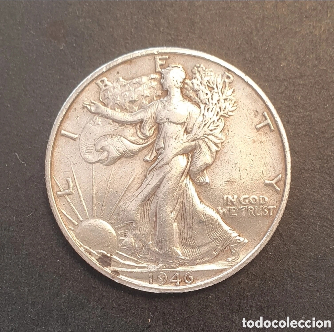 Monedas antiguas de Am&eacute;rica: EEUU 1/2 D&Oacute;LAR PLATA 1946 SAN FRANCISCO
