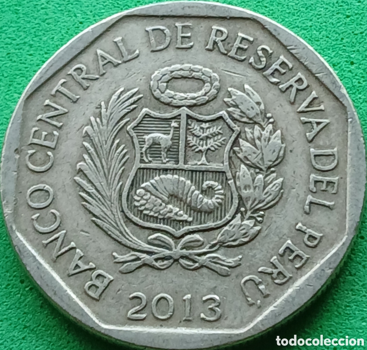 Monedas antiguas de Am&eacute;rica: Per&uacute; 1 nuevo sol 2013 km#366
