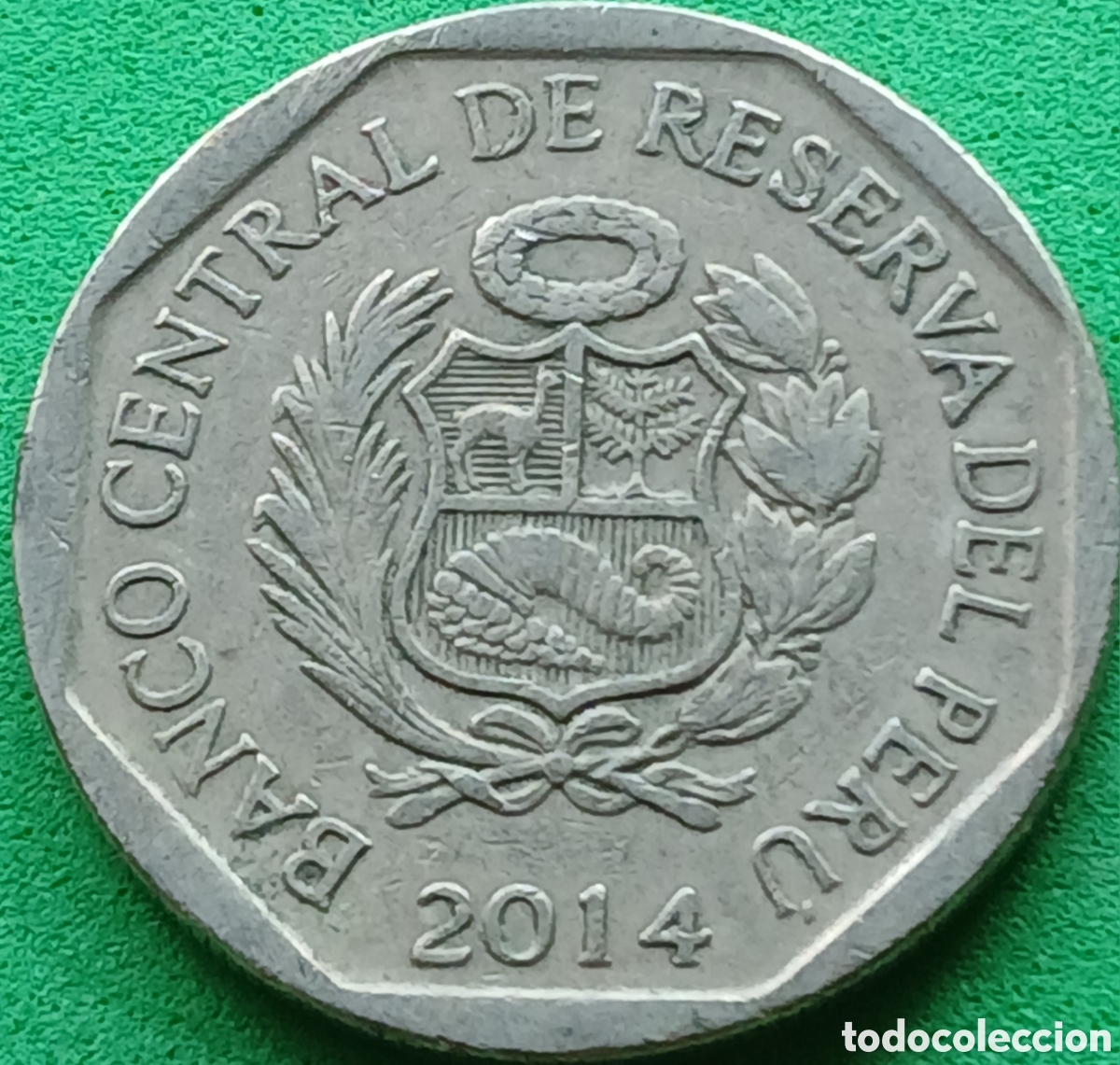 Monedas antiguas de Am&eacute;rica: Per&uacute; 1 nuevo sol 2014 km#366