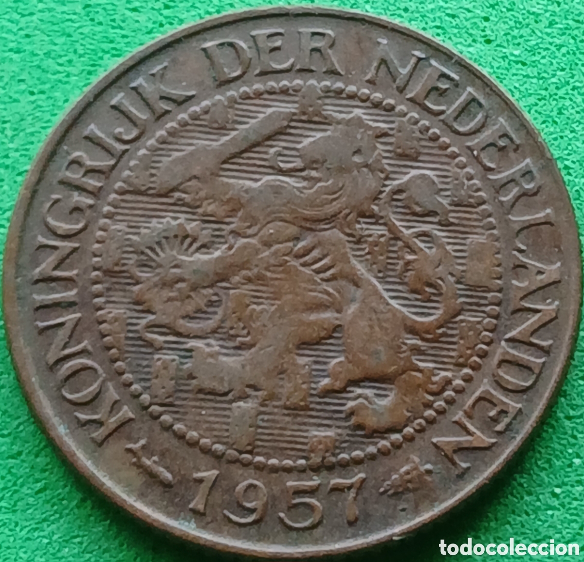 Monedas antiguas de Am&eacute;rica: Surinam 1 cent 1957 km#10a