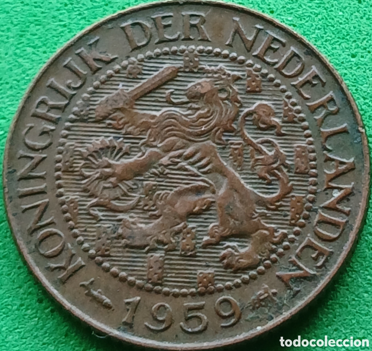 Monedas antiguas de Am&eacute;rica: Surinam 1 cent 1959 km#10a