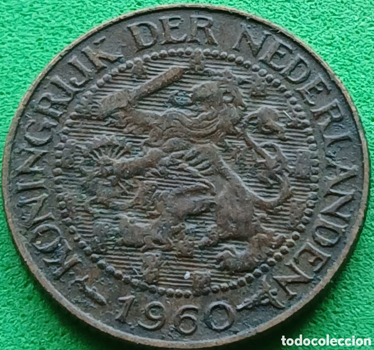 Monedas antiguas de Am&eacute;rica: Surinam 1 cent 1960 km#10a