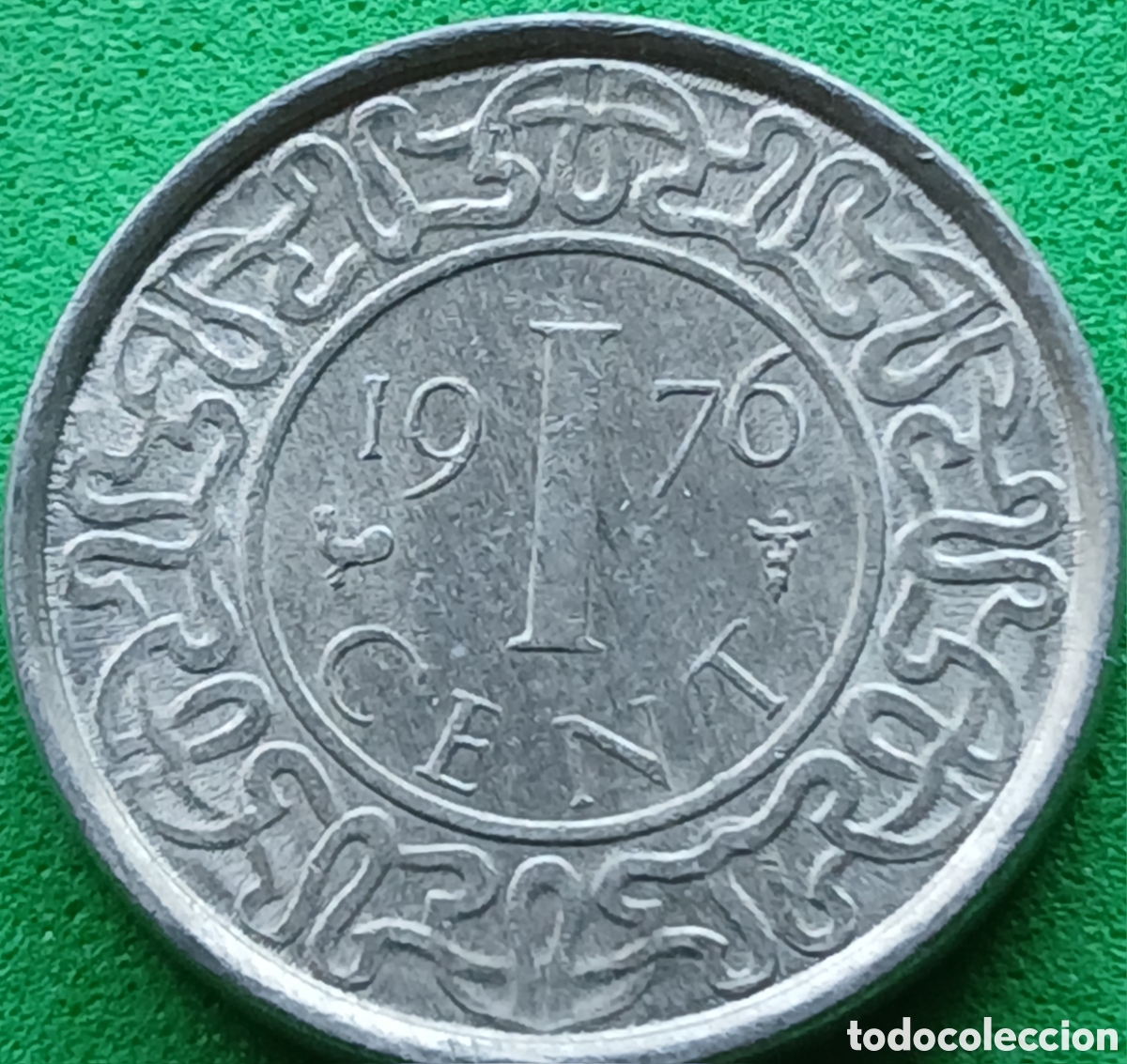 Monedas antiguas de Am&eacute;rica: Surinam 1 cent 1976 km#11a