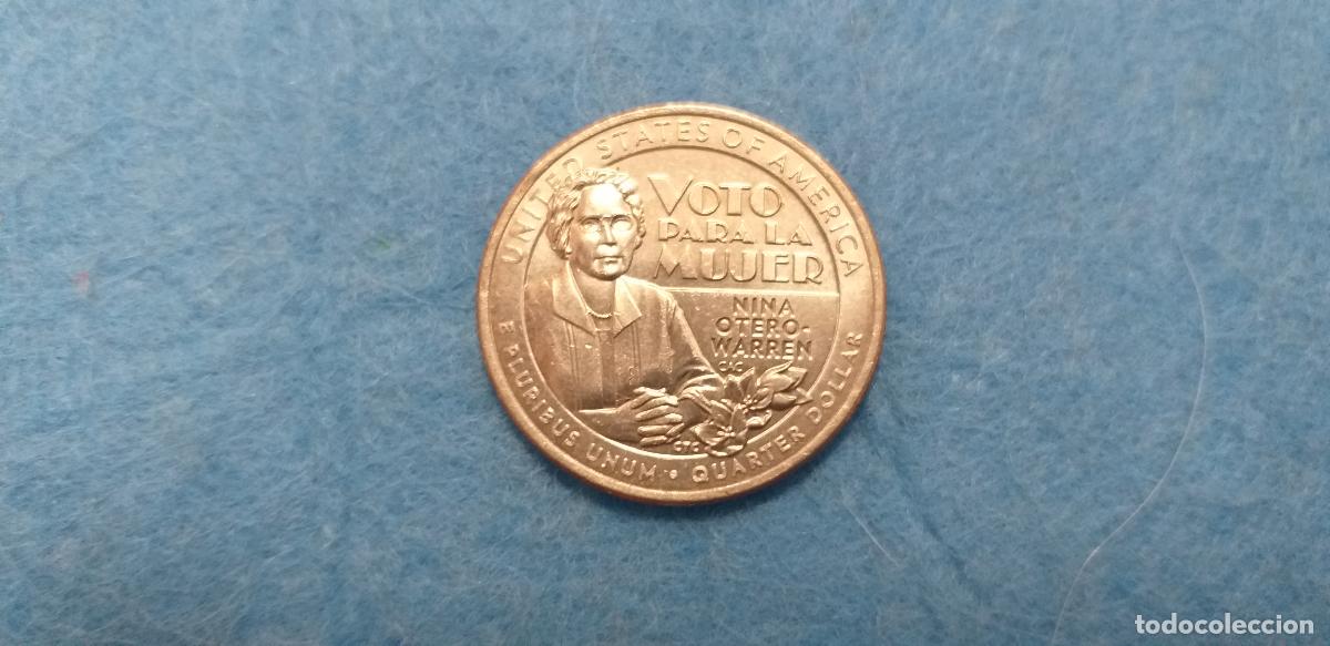 Monedas antiguas de Am&eacute;rica: Moneda Estados Unidos. 25 cents 2022 quarter dollar. Nina Otero-Warren. P. AMERICAN WOMEN QUARTERS