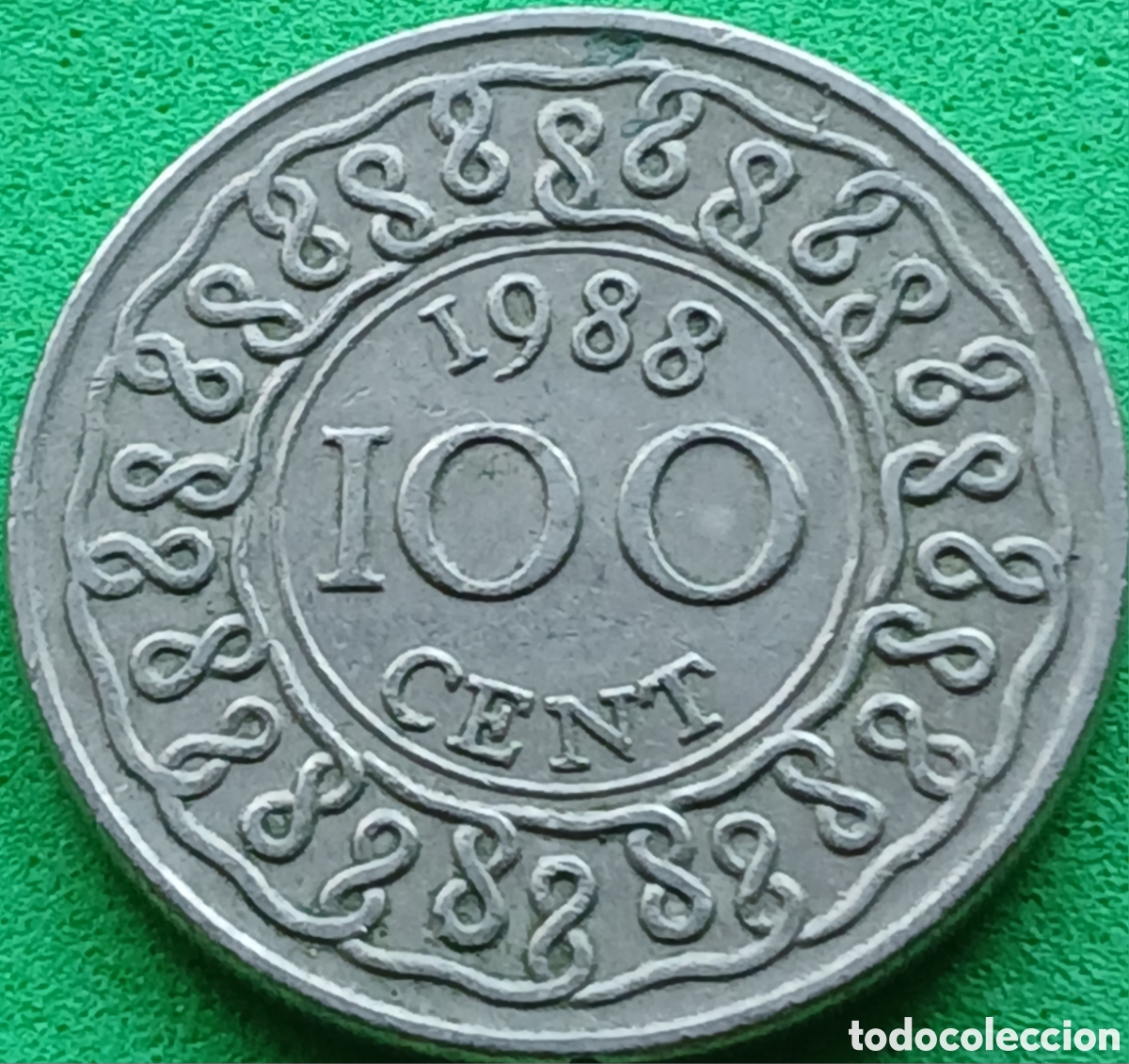 Monedas antiguas de Am&eacute;rica: Surinam 100 cent 1988 km#23