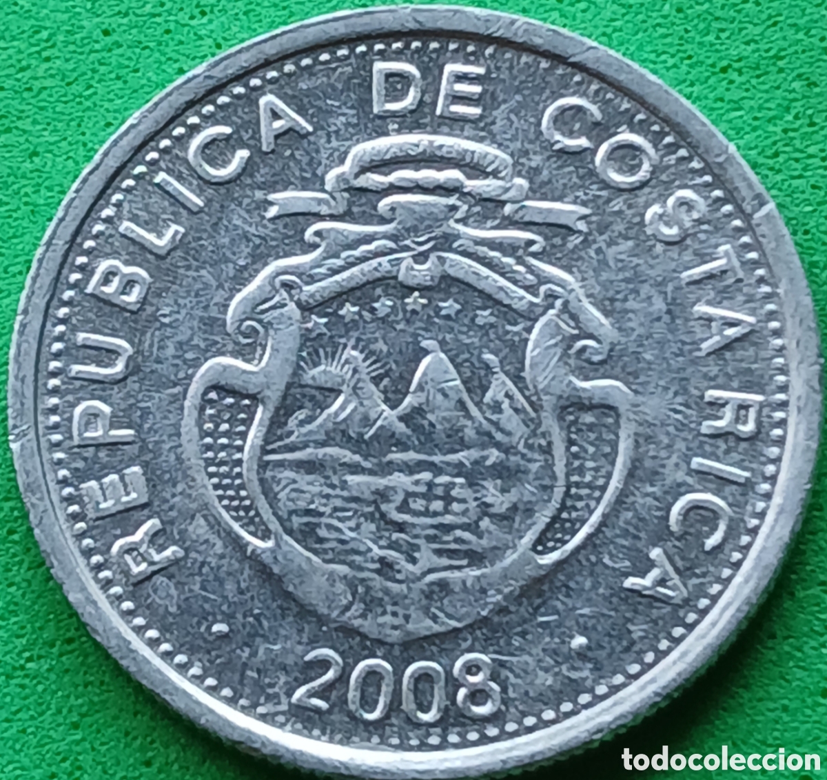 Monedas antiguas de Am&eacute;rica: Costa Rica 10 colones 2008 km#228b